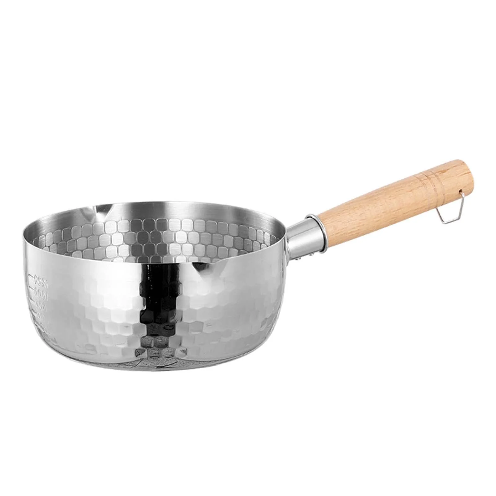 CUTICATE Japanese Saucepan Sauce Pan Universal Stoves Noodles Pasta Long Handle Stovepot Cooking Pot for Hiking Indoor Outdoor Camping 18cm - Image 6