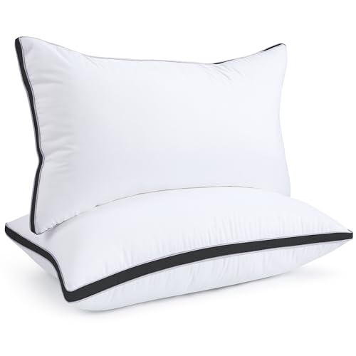 viewstar Bed Pillows King Size Set of 2, Hotel Quality, Down Alternative Big Pillow for Back, Stomach or Side Sleepers, Firm - Image 100