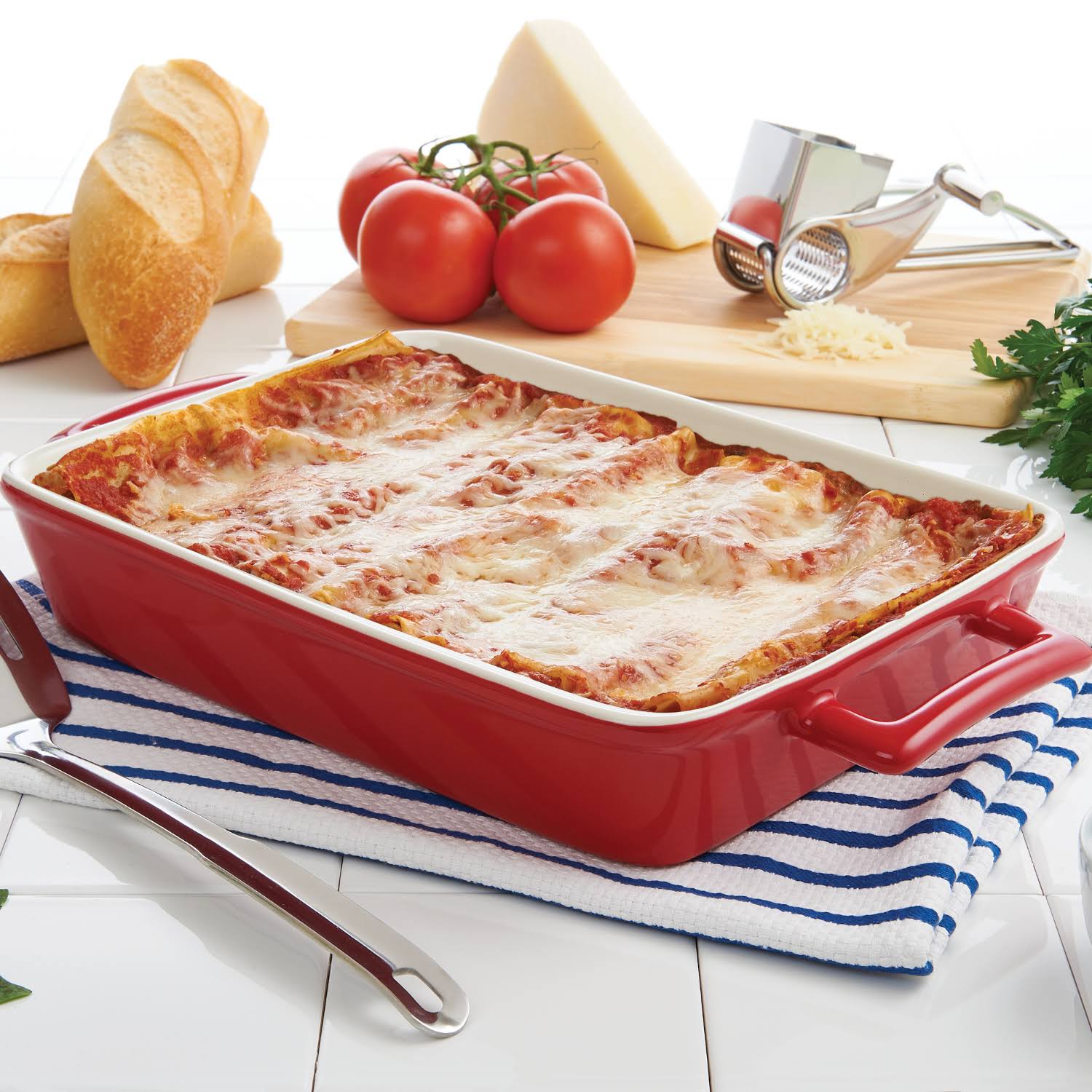 Mrs. Anderson&s Baking Rose Ceramic 9 x 13 inch Lasagna Pan - Image 2