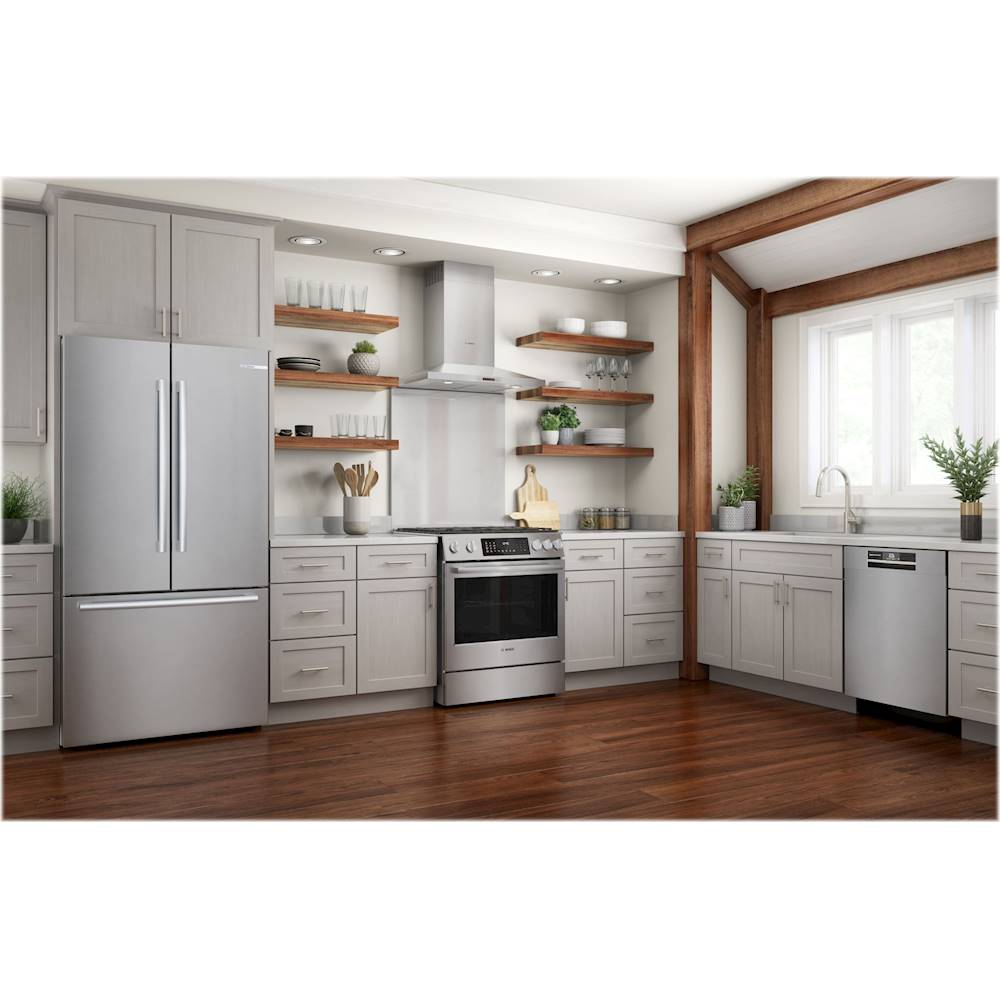 Bosch – 800 Series 24 Top Control Built-In Dishwasher with CrystalDry, Stainless Steel Tub, 3rd Rack, 42 dBa – Stainless steel - Image 11