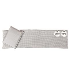 Alternative view of SAUNASOFA? Sauna Mat & Pillow Set ?C 2 Seater Sauna seat Cushion with Pillow ?C Heat-Resistant Sauna kit for Infrared & Finnish saunas in Grey