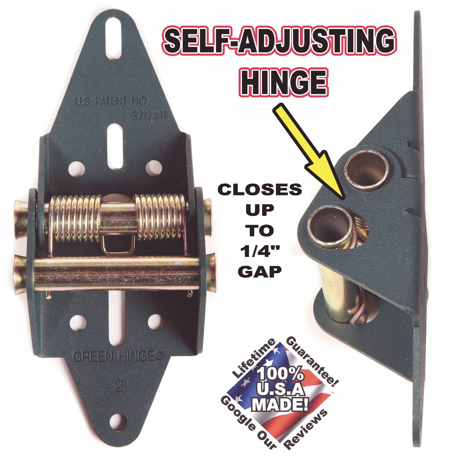 Green Hinge System 5766993 Steel Commercial Garage Door Hinge for 4 - Image 3