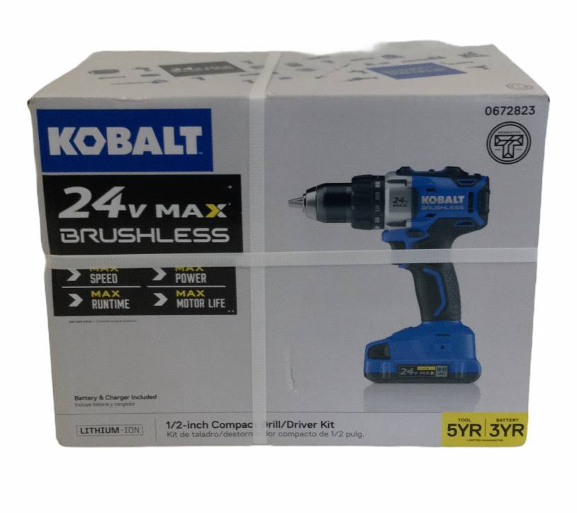 Kobalt 24-Volt Max 1/2-in Cordless Brushless Drill - Image 3