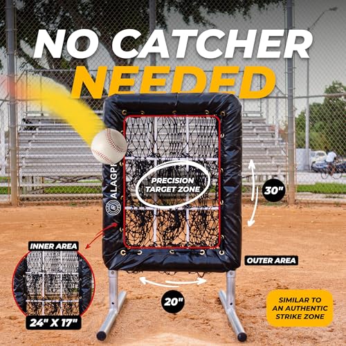 ALAGPRO? The Original 9 Hole Pitching Net with Strike Zone Pocket | Pitching Target for Baseball & Softball Pitchers - Image 22