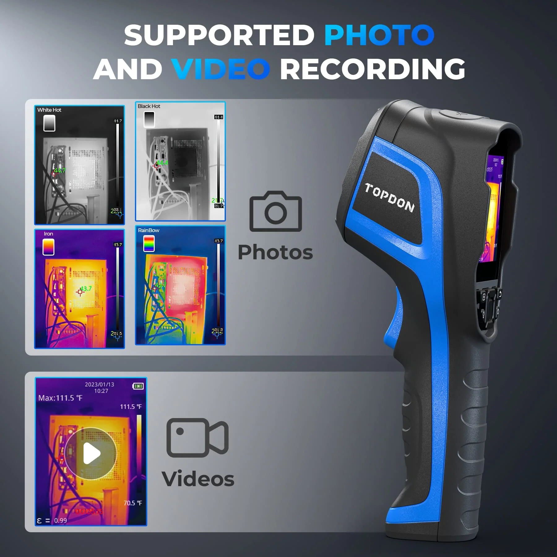 TOPDON Thermal Imaging Camera, 256 x 192 IR High Resolution - Image 6