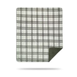 Denali Tartan Plaid Sterling/ Stage Throw Blanket