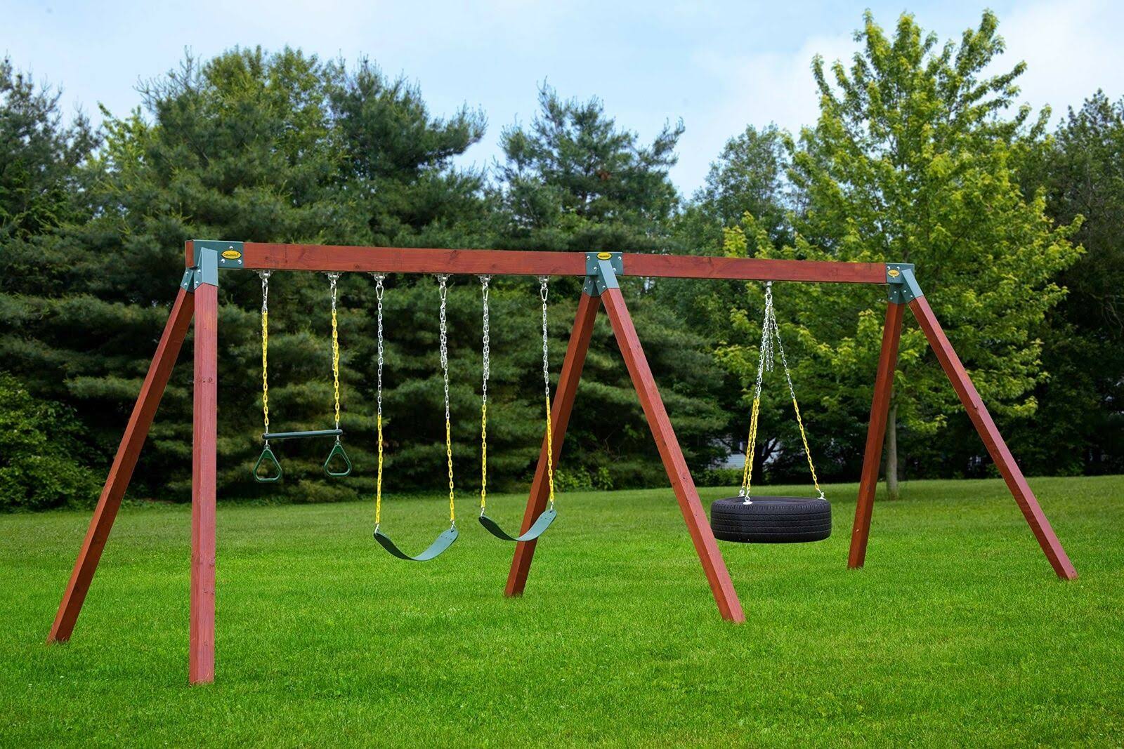 Eastern Jungle Gym Easy 1-2-3 90?? A-Frame Swing Set Bracket Heavy Duty for EZ, Simple Install – DIY Swing Set Parts - Image 4