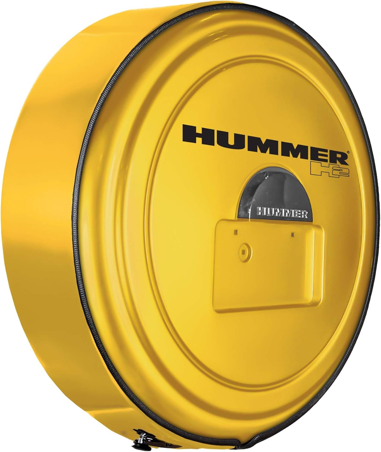 Boomerang Hummer H2 (05-10) – Color Matched MasterSeries Hard Tire Cover – (Color Matched Plastic Face & Stainless Steel Ring) – Hummer H2 Logo – Pewter Metallic - Image 17