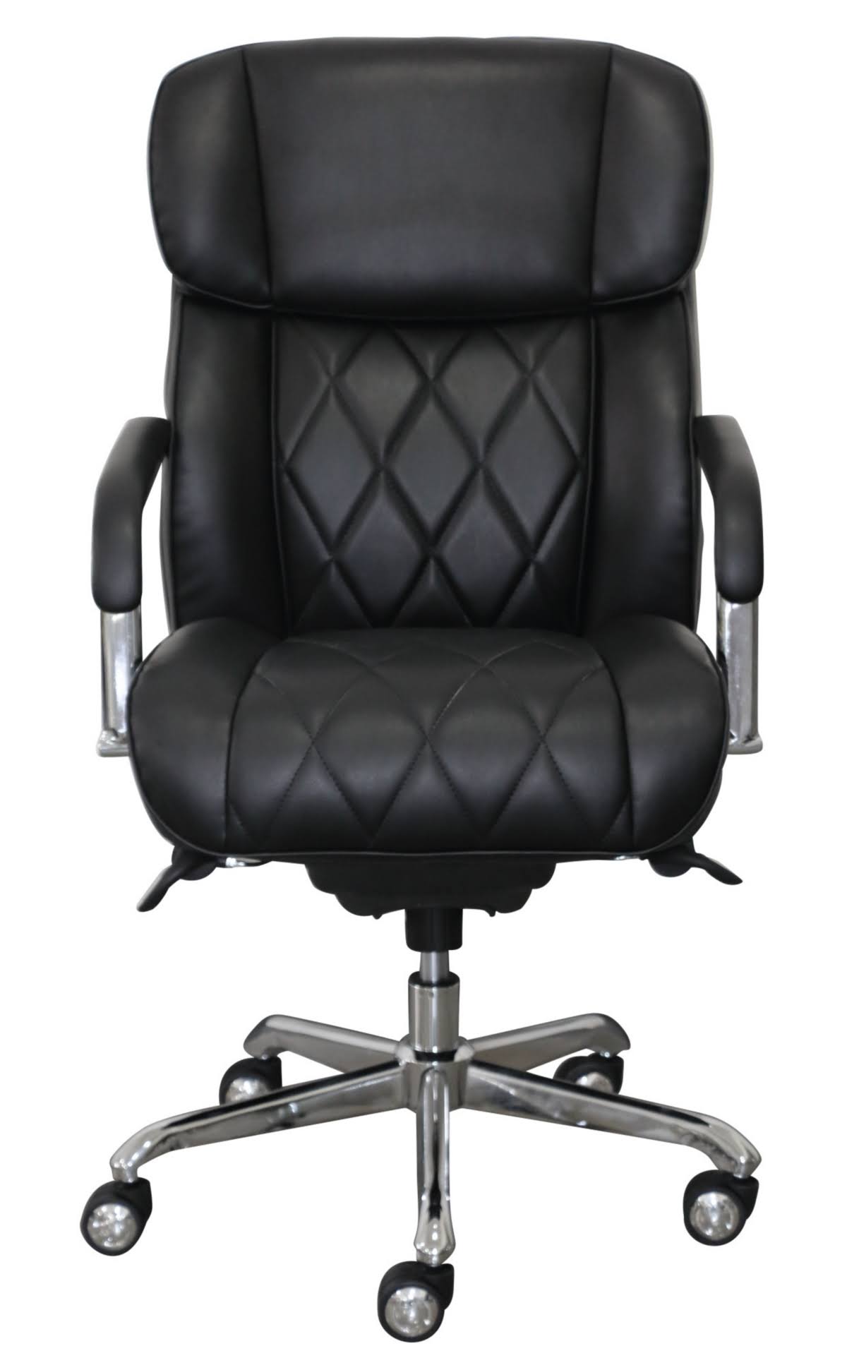 La-Z-Boy Sutherland Quilted Leather Office Chair – Grey