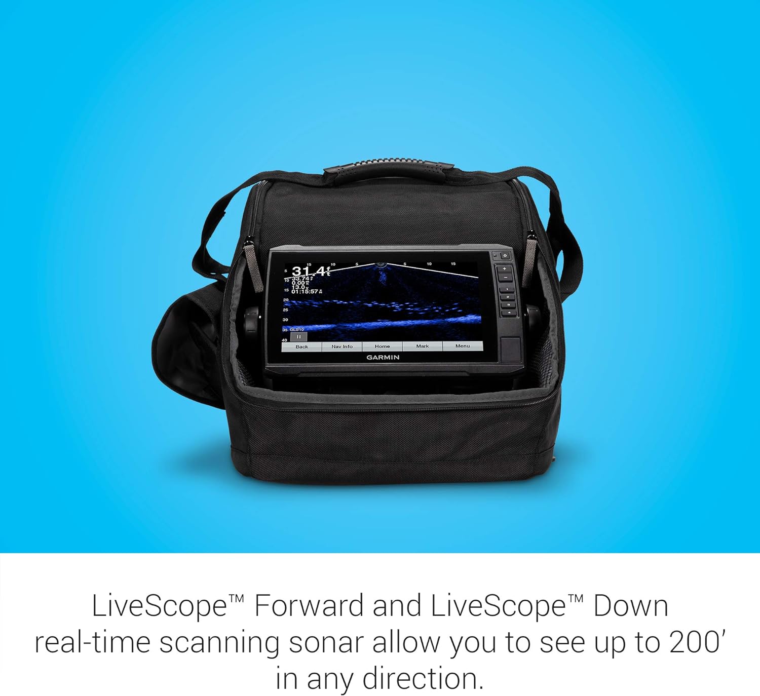 Garmin Panoptix LiveScope Ice Fishing Bundle, Includes ECHOMAP UHD 93sv Combo and Panoptix LiveScope Sonar Transducer - Image 4