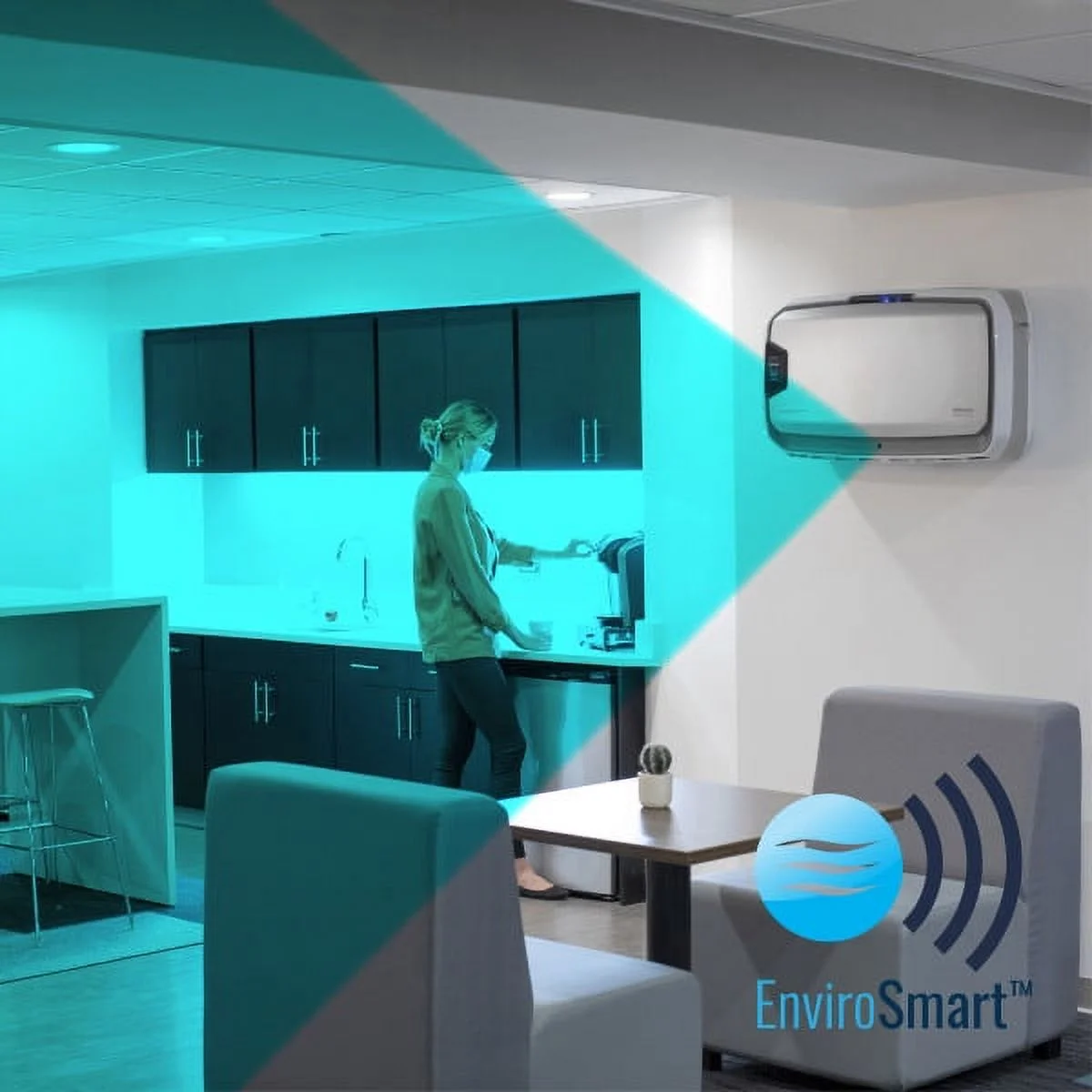 Fellowes AeraMax Pro AM4 PC Air Purifier, Hardwired Wall Mount, H13 True HEPA Filtration, PureView, 650-1100 sq ft - Image 4