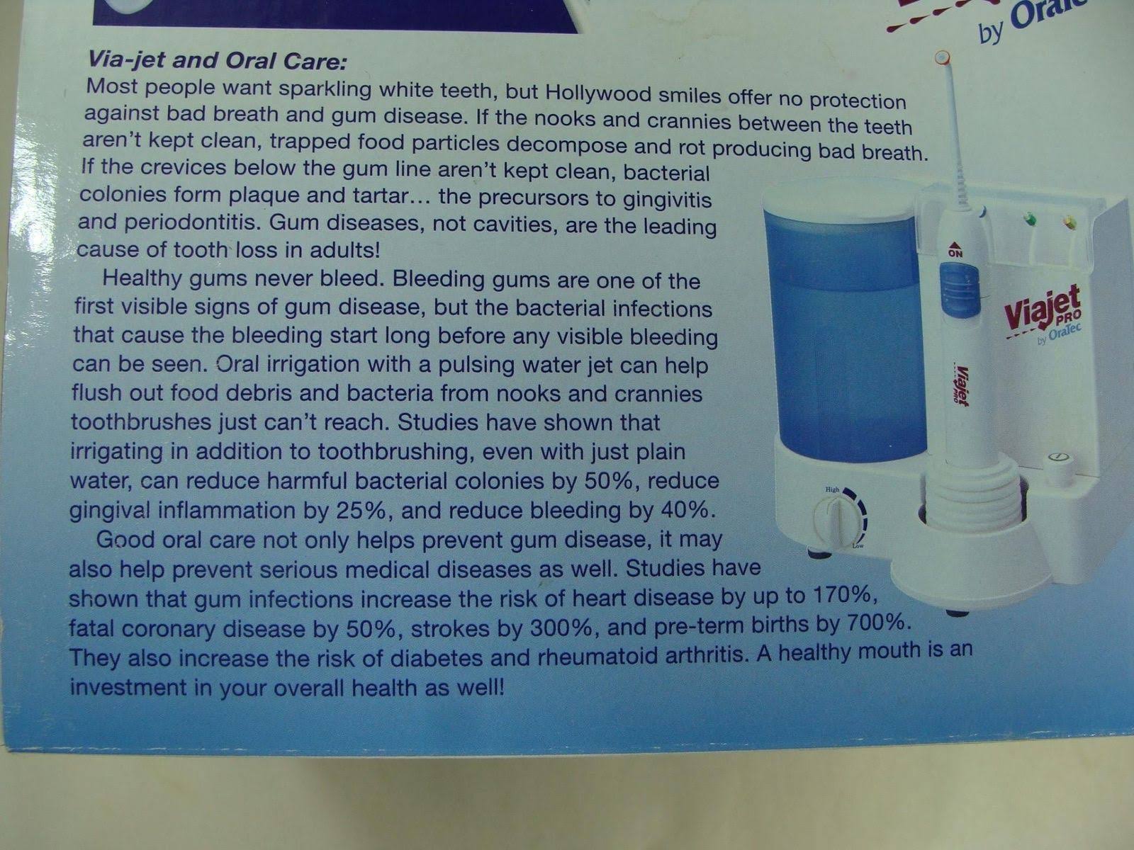 ViaJet Pro Irrigator – Water Flosser (by OraTec) - Image 9