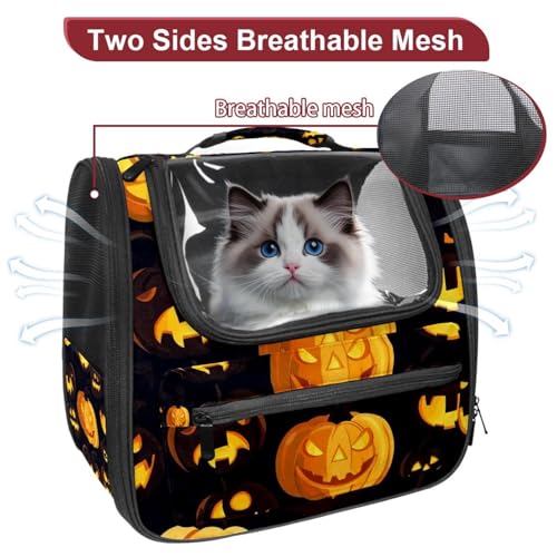 Halloween Pet Carrier Airline Approved Pet Carrier Bag Dog Carrier for Small Medium Cats Dogs Puppies Kitten - Image 105