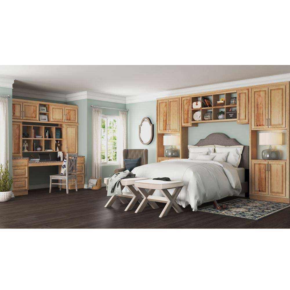 Hampton Bay 0.5x84x24 in. Refrigerator End Panel Kit in Natural Hickory KAREP-NHK - Image 5