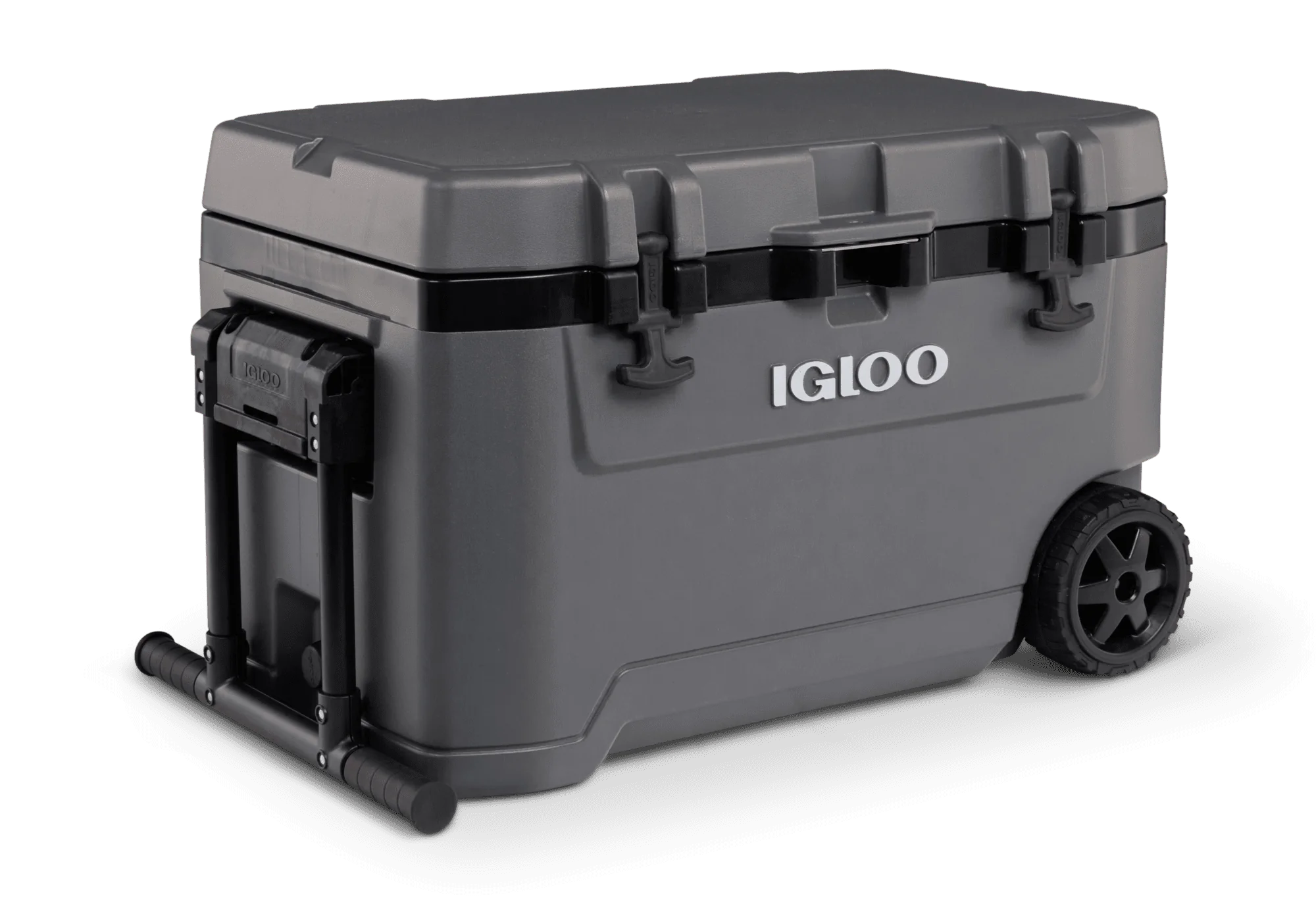 Igloo Overland 72 Quart Ice Chest Cooler with Wheels, Gray (31 x 18 x18) - Image 7