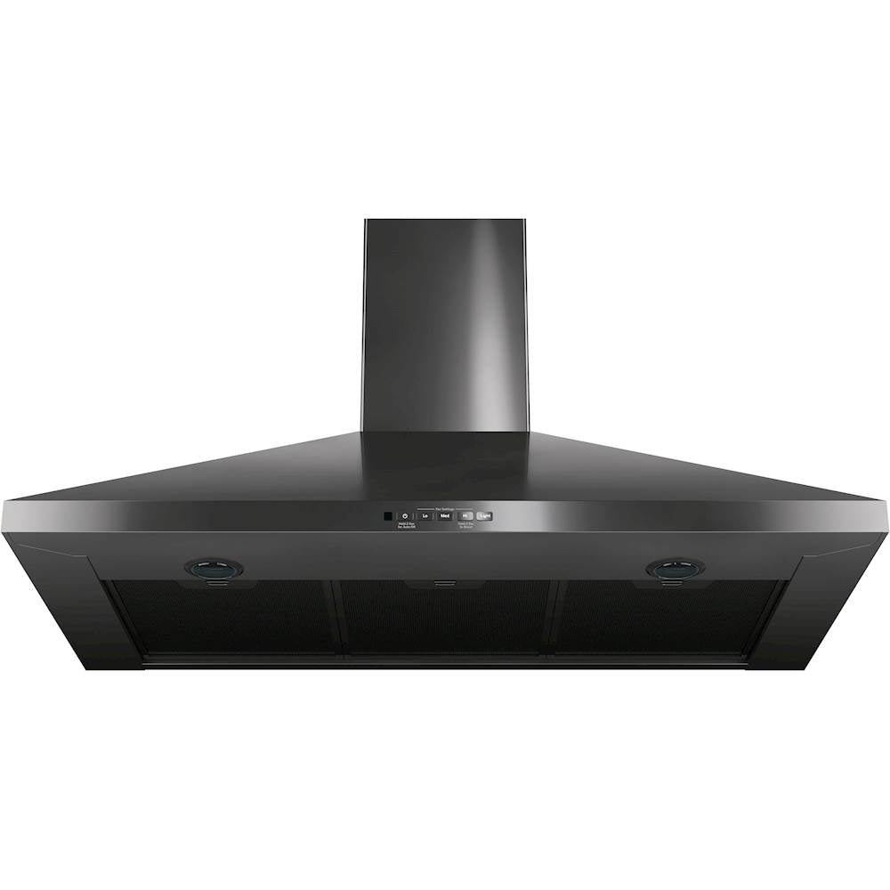 GE – 36 Convertible Range Hood – Black stainless steel