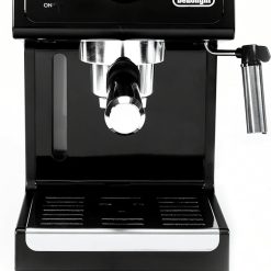 De’Longhi ECP3120 15 Bar Espresso Machine with Advanced Cappuccino System, 9.6 x 7.2 x 11.9 inches, Black/Stainless Steel