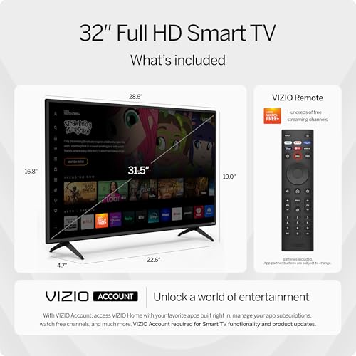 VIZIO 24-inch D-Series Full HD 1080p Smart TV with Apple AirPlay and Chromecast Built-in, Alexa Compatibility, D24f-J09, 2022 Model - Image 33