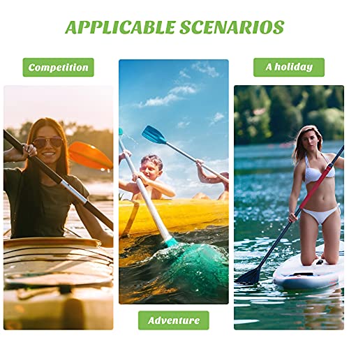 2Pcs Telescopic Kayak Paddle Rafting Boat Paddle Canoe Oars Plastic Aluminum Alloy Boat Oars - Image 9
