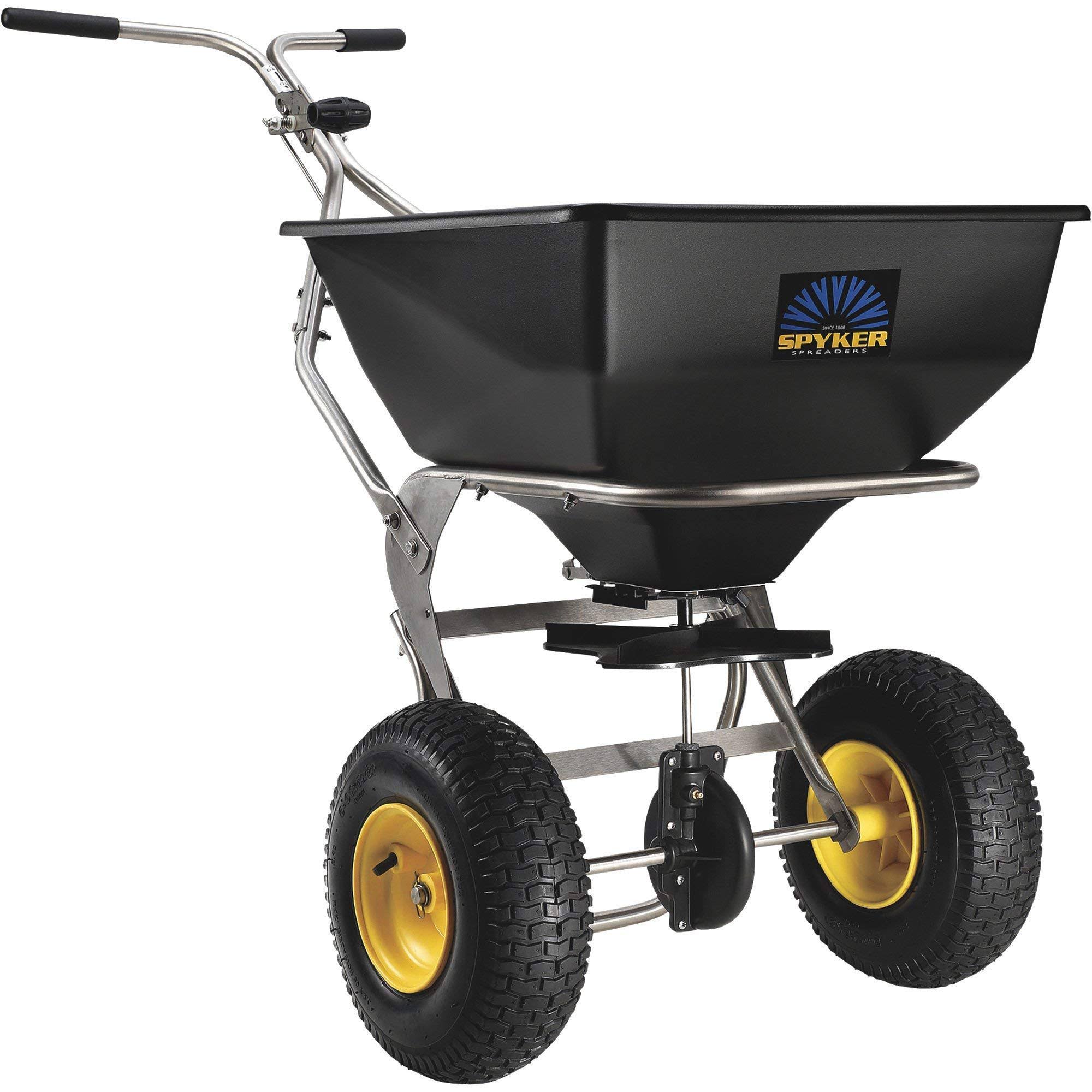 Spyker Ergo-Pro Walk-Behind Broadcast Spreader – 80-lb. Capacity, Model#SPY80-1S